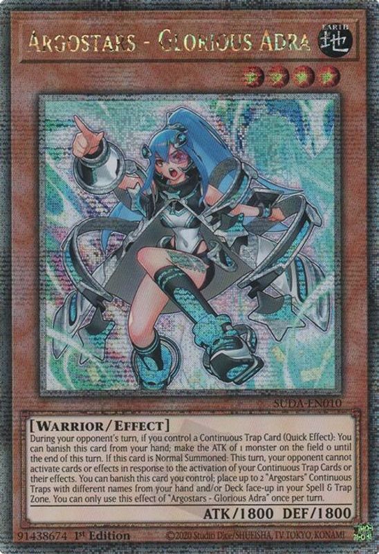 Argostars - Glorious Adra (Quarter Century Secret Rare) - SUDA-EN010 - Quarter Century Secret Rare