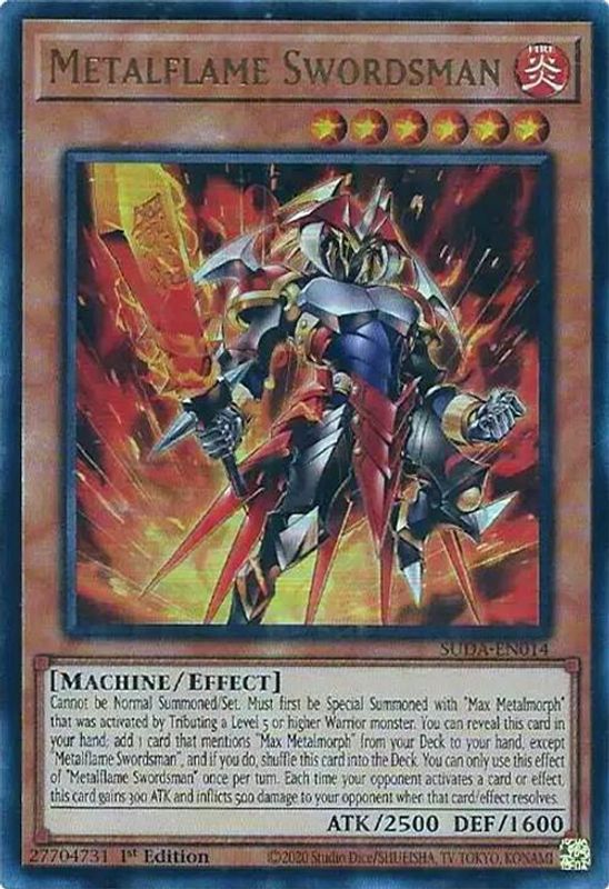 Metalflame Swordsman - SUDA-EN014 - Ultra Rare
