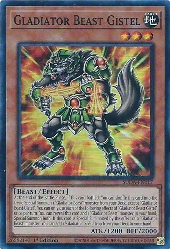 Gladiator Beast Gistel - SUDA-EN017 - Super Rare
