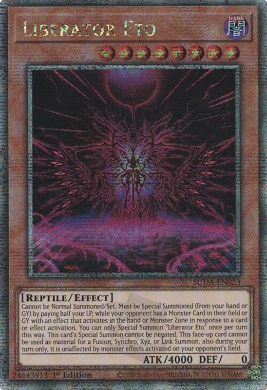 Liberator Eto (Quarter Century Secret Rare) - SUDA-EN023 - Quarter Century Secret Rare