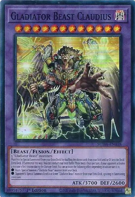Gladiator Beast Claudius - SUDA-EN038 - Super Rare
