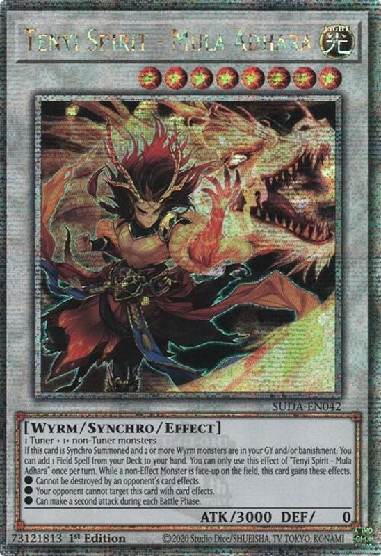 Tenyi Spirit - Mula Adhara (Quarter Century Secret Rare) - SUDA-EN042 - Quarter Century Secret Rare
