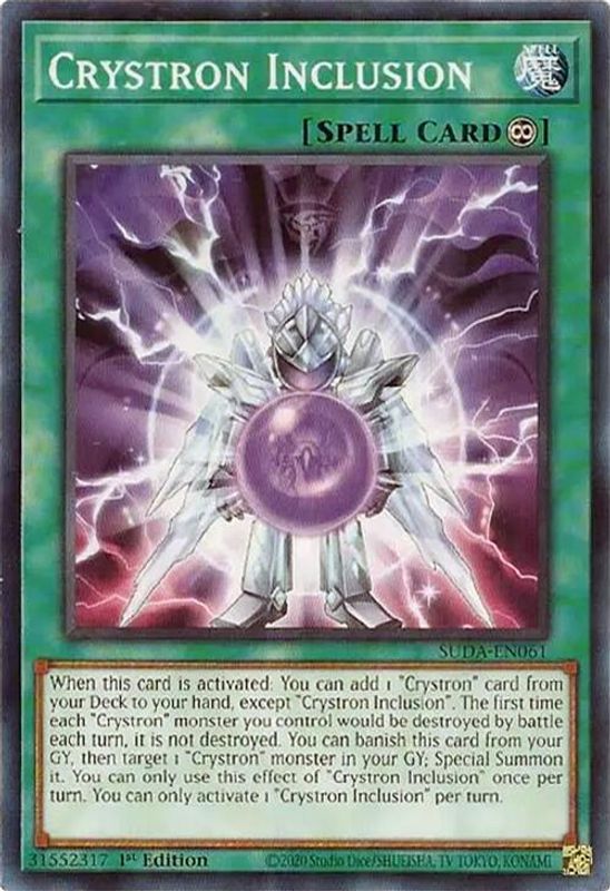 Crystron Inclusion - SUDA-EN061 - Common / Short Print