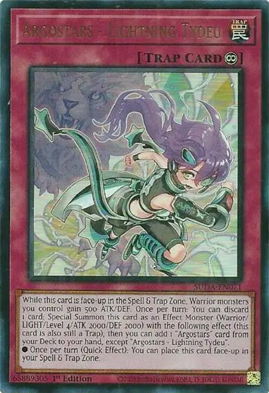 Argostars - Lightning Tydeu - SUDA-EN071 - Ultra Rare