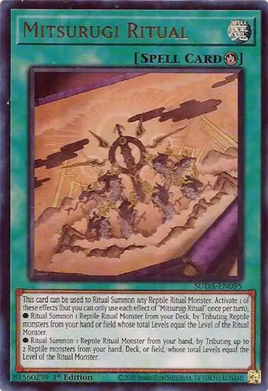 Mitsurugi Ritual - SUDA-EN095 - Ultra Rare