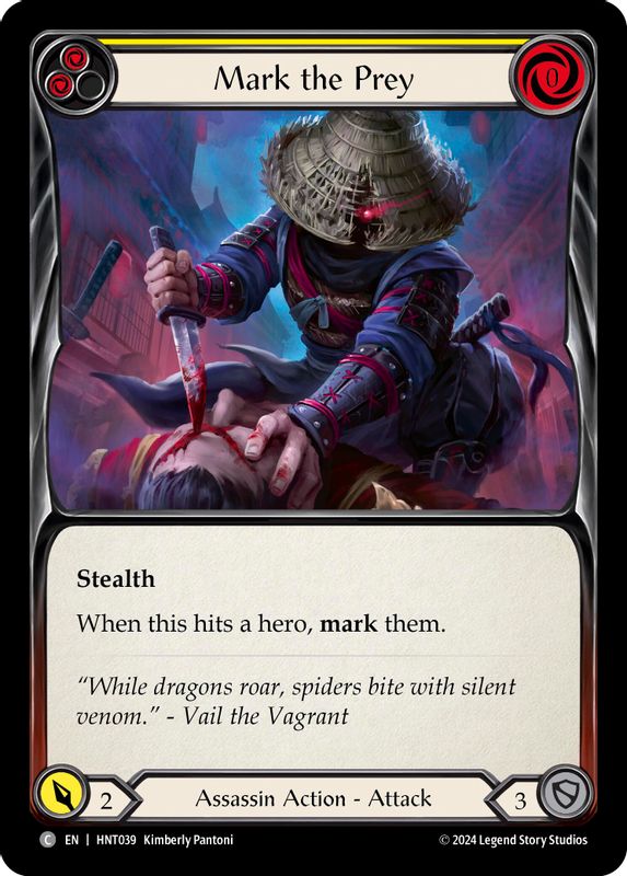 Mark the Prey (Yellow) - HNT039 - Common