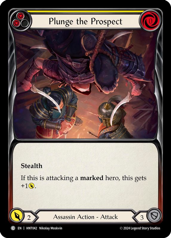 Plunge the Prospect (Yellow) - HNT042 - Common