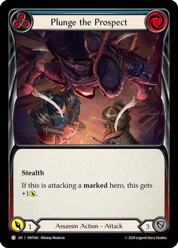 Plunge the Prospect (Blue) - HNT043 - Common