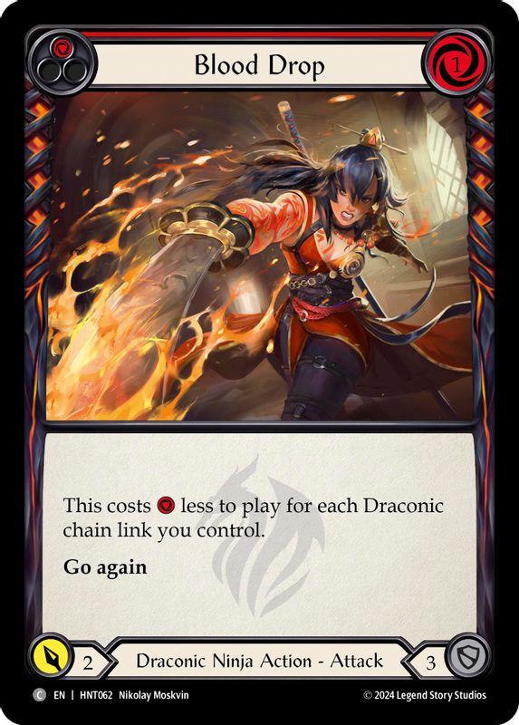 Blood Drop (Red) - HNT062 - Common