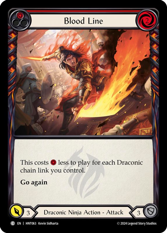 Blood Line (Red) - HNT063 - Common