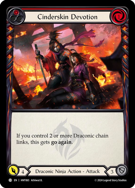 Cinderskin Devotion (Red) - HNT065 - Common