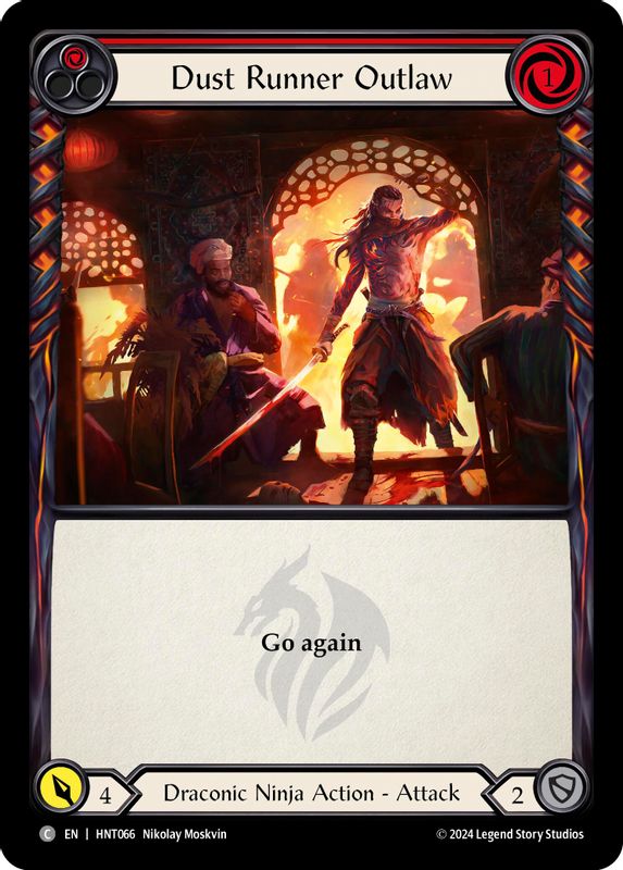 Dust Runner Outlaw (Red) - HNT066 - Common