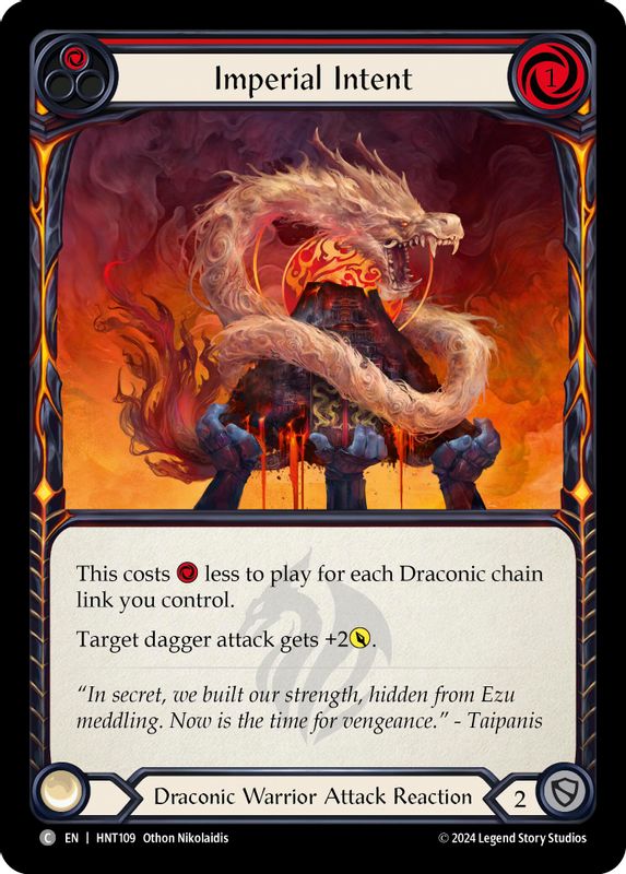 Imperial Intent (Red) - HNT109 - Common
