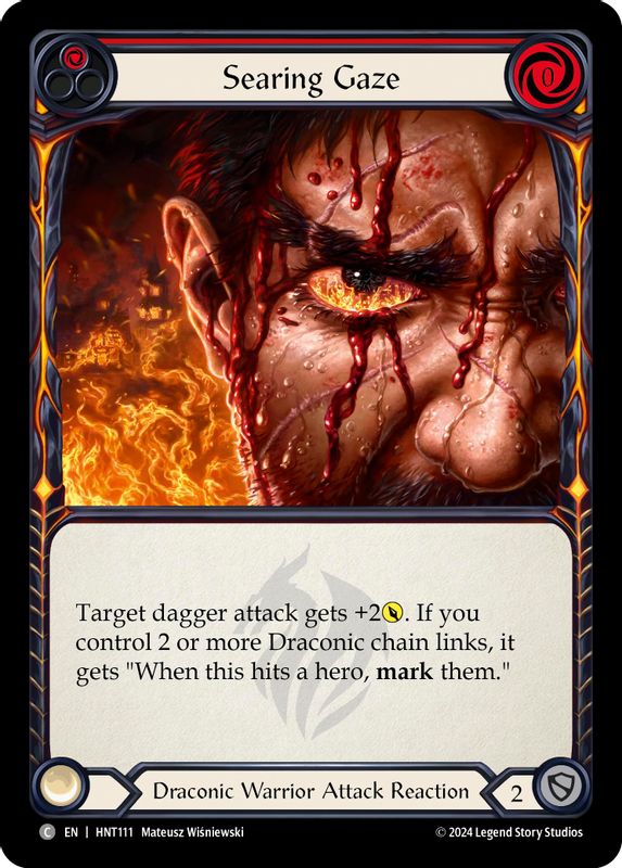Searing Gaze (Red) - HNT111 - Common