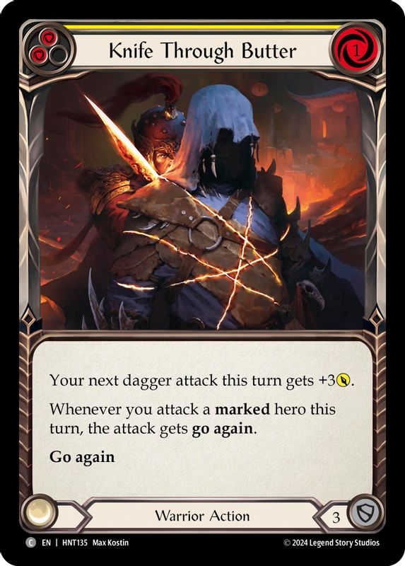 Knife through Butter (Yellow) - HNT135 - Common