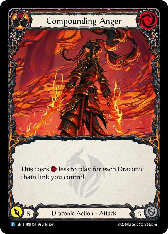 Compounding Anger (Red) - HNT151 - Rare