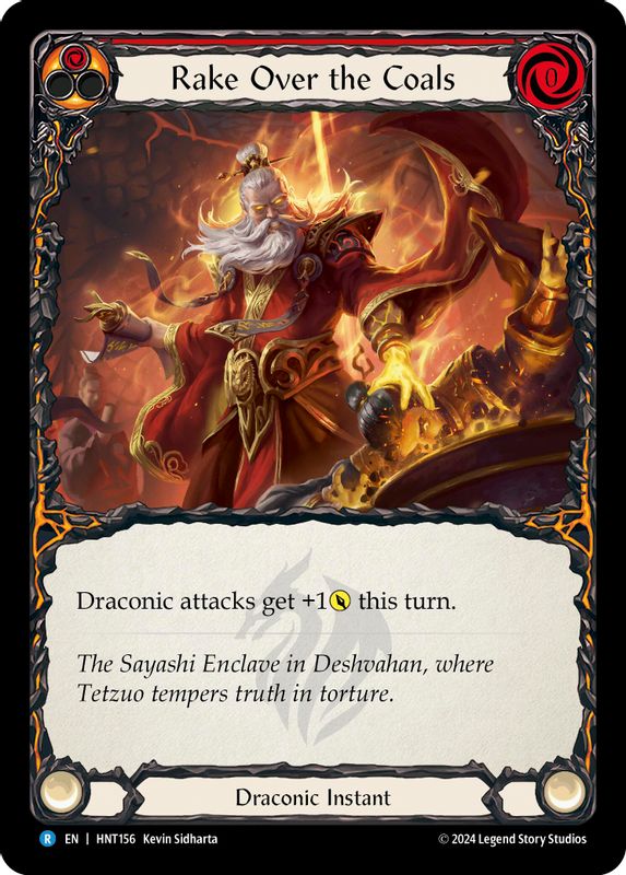 Rake Over the Coals (Red) - HNT156 - Rare