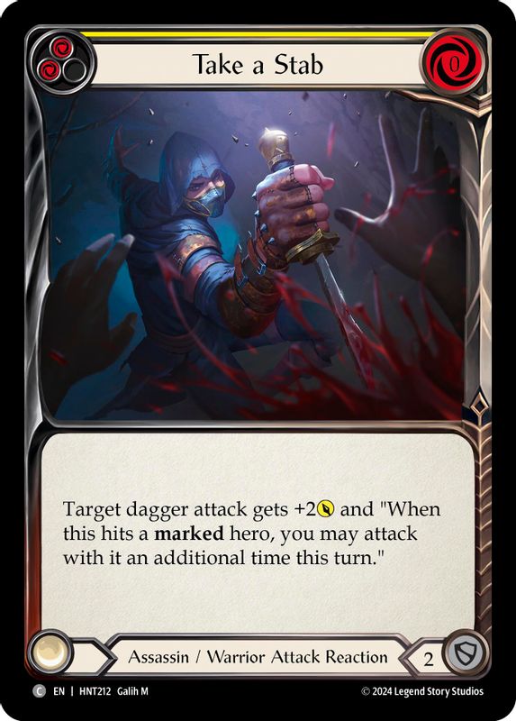 Take a Stab (Yellow) - HNT212 - Common