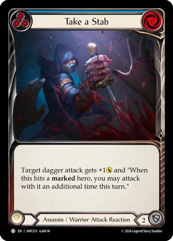 Take a Stab (Blue) - HNT213 - Common