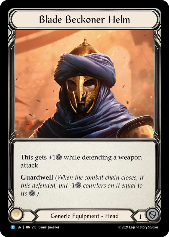 Blade Beckoner Helm - HNT216 - Rare