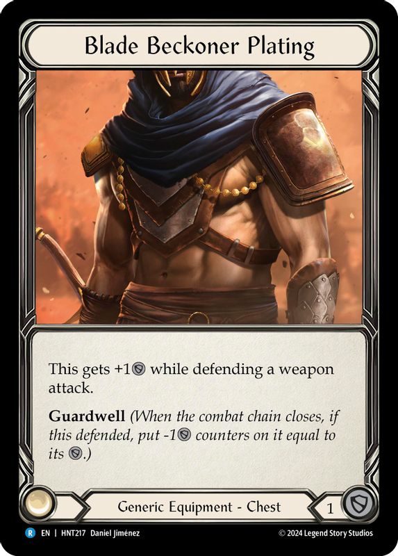 Blade Beckoner Plating - HNT217 - Rare