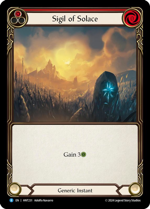 Sigil of Solace (Red) - HNT231 - Rare