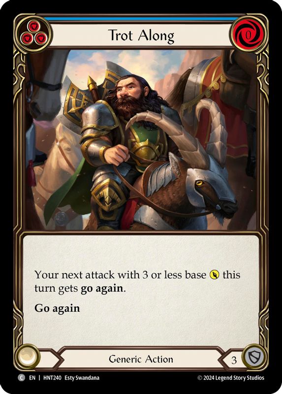 Trot Along (Blue) - HNT240 - Common