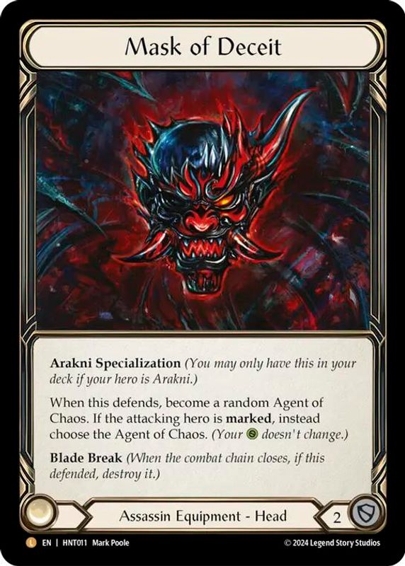 Mask of Deceit - HNT011 - Majestic