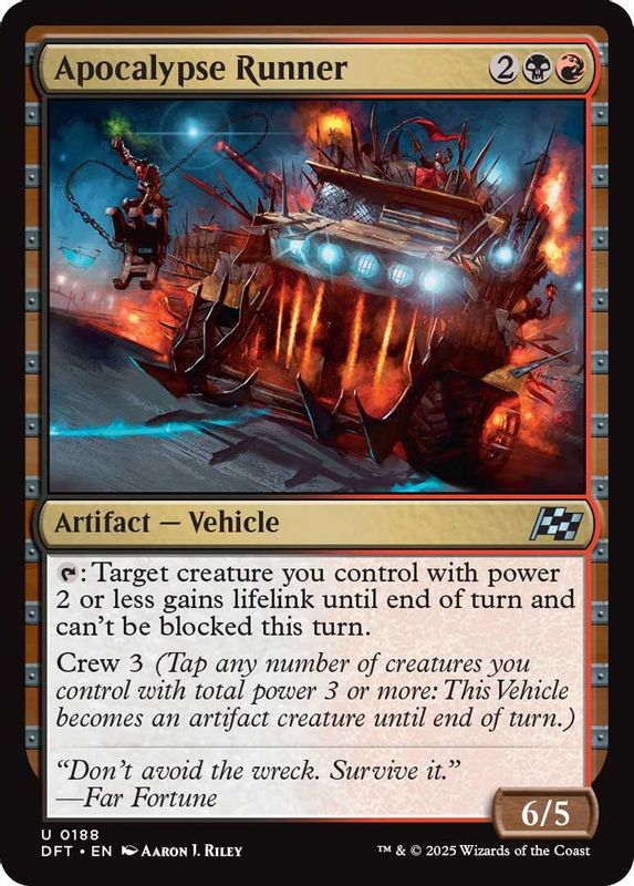 Apocalypse Runner - 188 - Uncommon