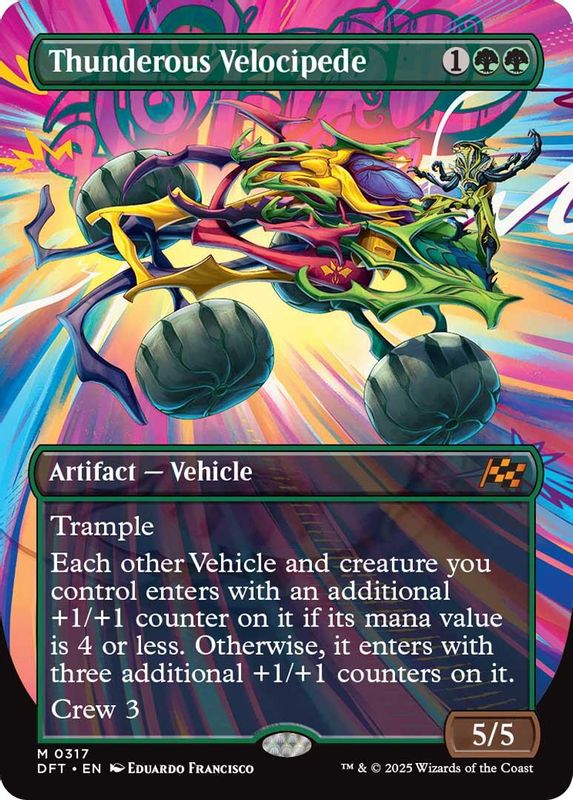 Thunderous Velocipede (Borderless) - 317 - Mythic