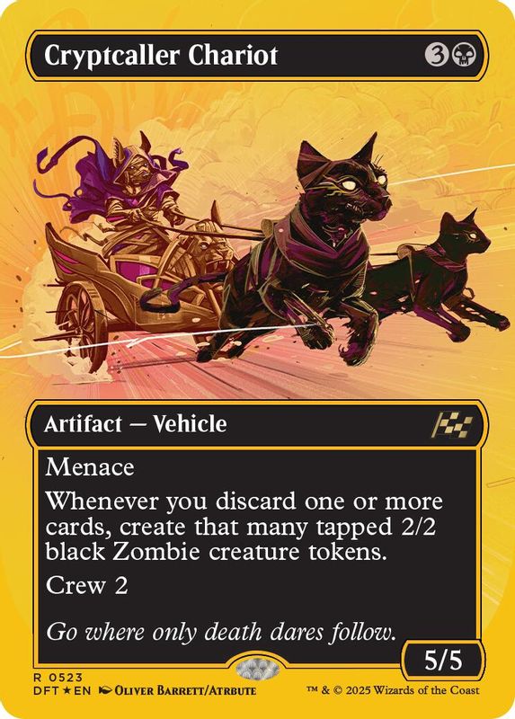 Cryptcaller Chariot (Borderless) (First-Place Foil) - 523 - Rare
