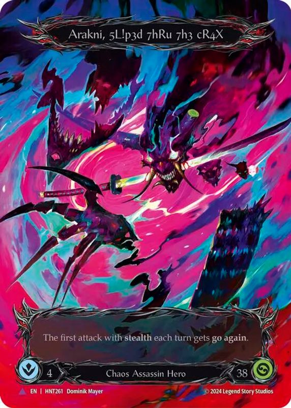 Arakni, 5L!p3d 7hRu 73h cR4X (Marvel) - HNT261 - Marvel