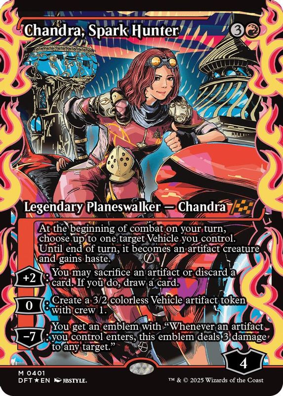 Chandra, Spark Hunter (Showcase) - 401 - Mythic