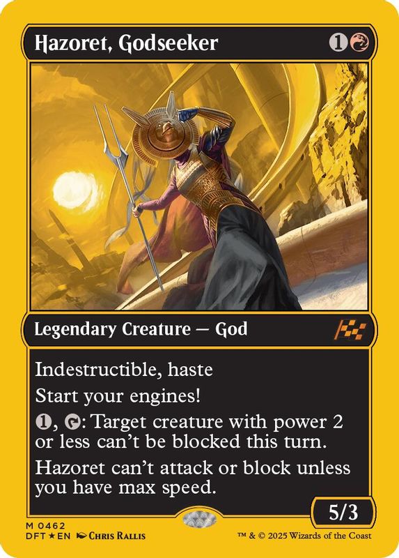 Hazoret, Godseeker (First-Place Foil) - 462 - Mythic