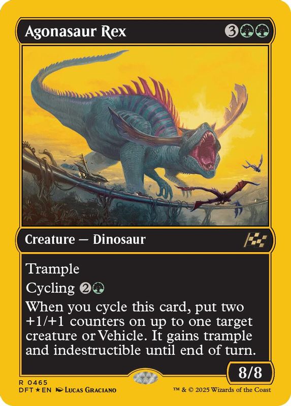 Agonasaur Rex (First-Place Foil) - 465 - Rare