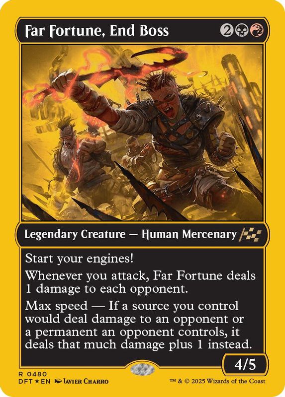 Far fortune, End Boss (First-Place Foil) - 480 - Rare