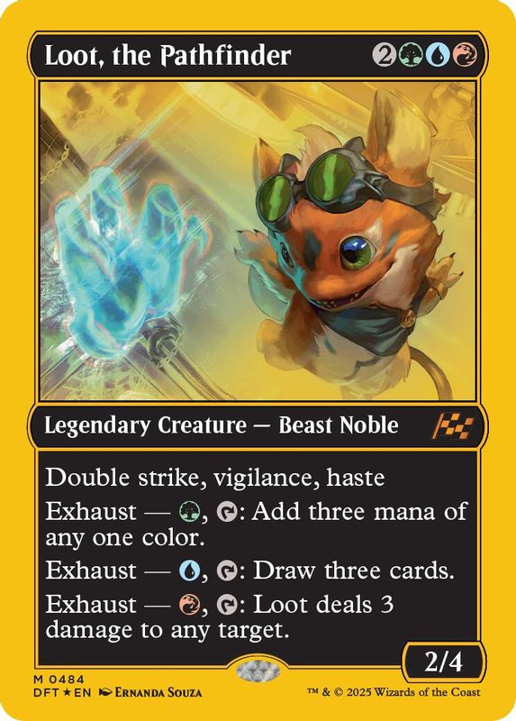 Loot, the Pathfinder (First-Place Foil) - 484 - Mythic