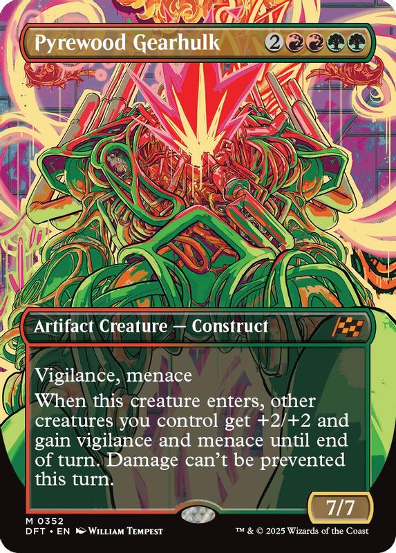 Pyrewood Gearhulk (Borderless) - 352 - Mythic