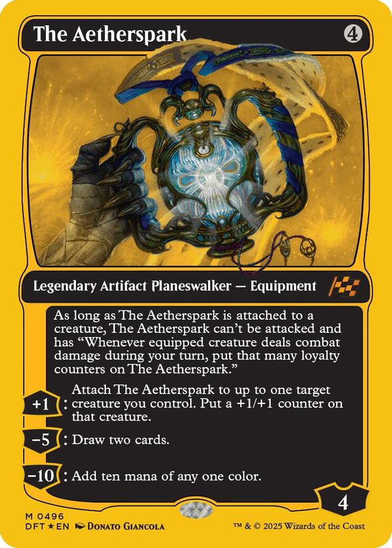 The Aetherspark (First-Place Foil) - 496 - Mythic