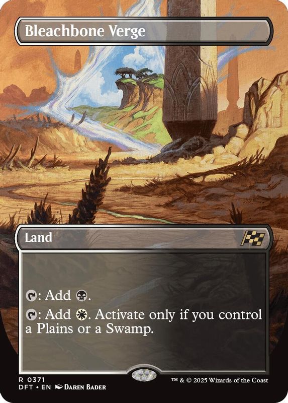Bleachbone Verge (Borderless) - 371 - Rare