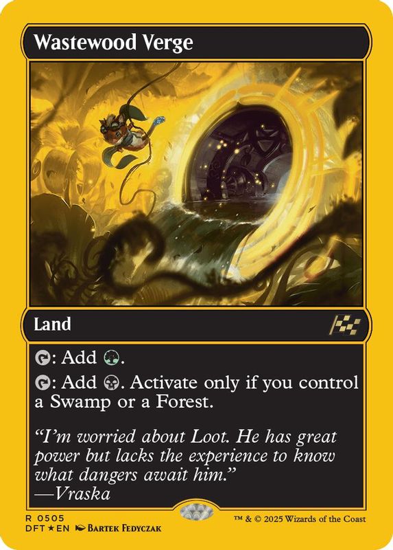 Wastewood Verge (First-Place Foil) - 505 - Rare