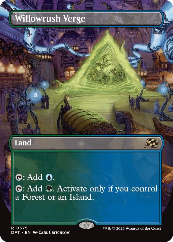 Willowrush Verge (Borderless) - 375 - Rare