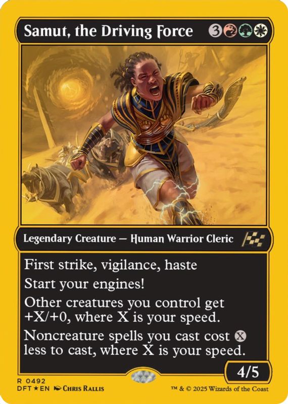 Samut, the Driving Force (First-Place Foil) - 492 - Rare