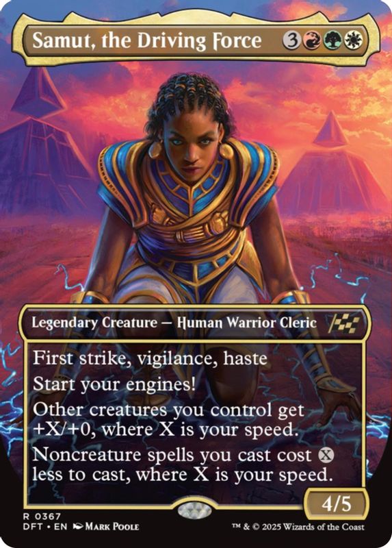 Samut, the Driving Force (Borderless) - 367 - Rare