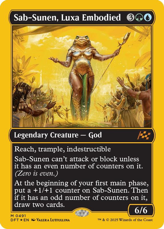 Sab-Sunen, Luxa Embodied (First-Place Foil) - 491 - Mythic