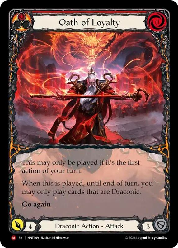Oath of Loyalty (Extended Art) - HNT149 - Majestic