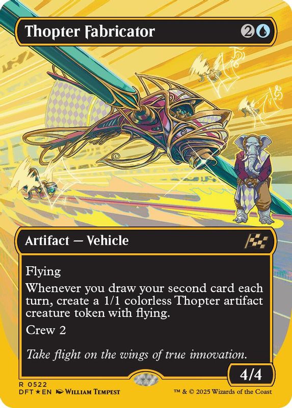 Thopter Fabricator (Borderless) (First-Place Foil) - 522 - Rare