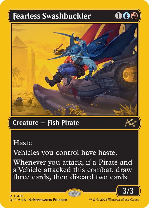 Fearless Swashbuckler (First-Place Foil) - 481 - Rare