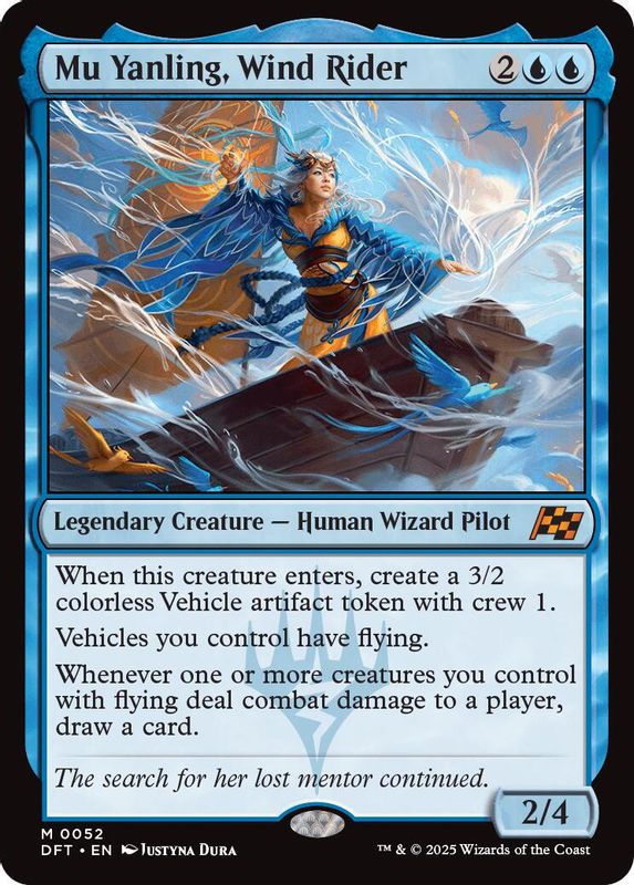 Mu Yanling, Wind Rider - 52 - Mythic