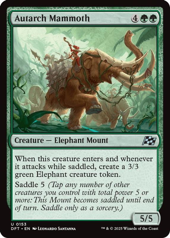 Autarch Mammoth - 153 - Uncommon